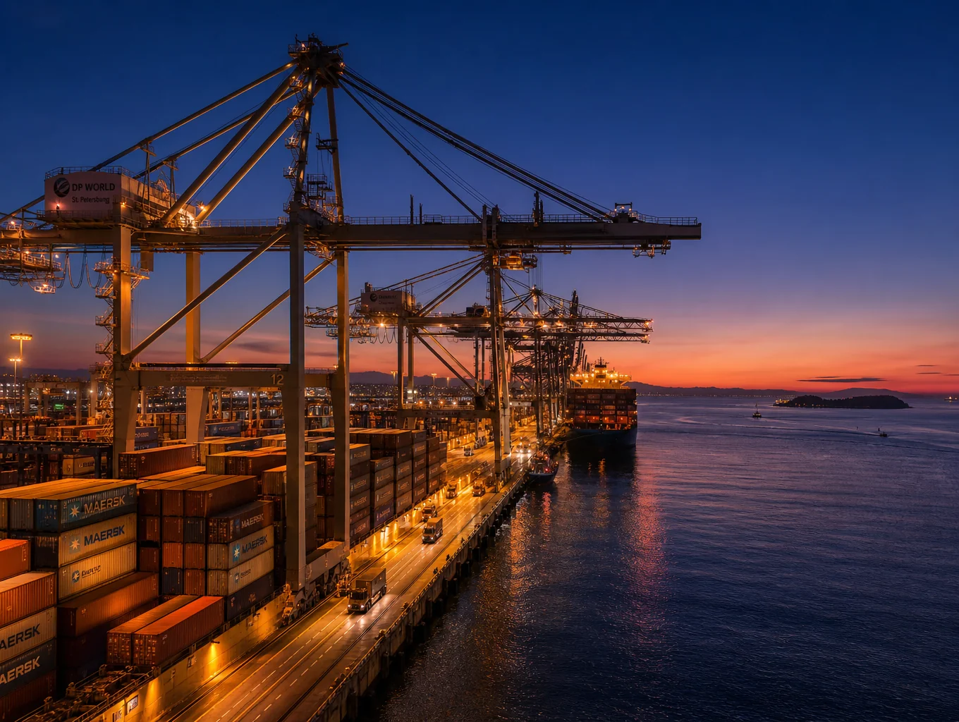 Heavy civil infrastructure transport and port facility