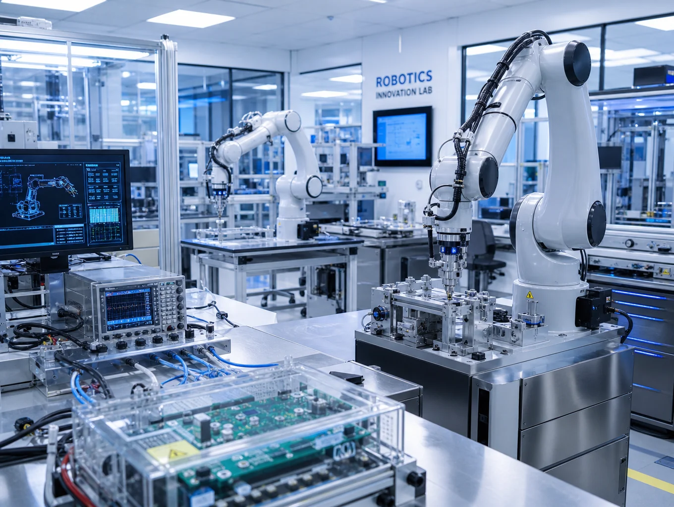 Advanced hardware robotics and industrial automation facility